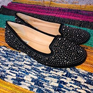 Steve Madden studded loafer flats